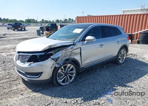 2016 Lincoln Mkx Black Label z USA, uszkodzony, nr VIN 2LMPJ7JP9GBL55709